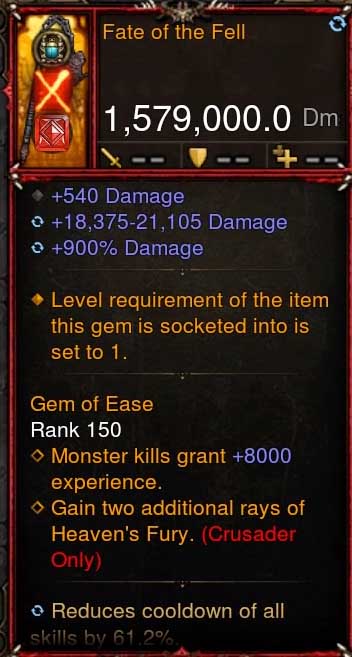 [Primal-Ethereal Infused] 1,579,000 DPS Acutal DPS Weapon FATE OF THE FELL Diablo 3 Mods ROS Seasonal and Non Seasonal Save Mod - Modded Items and Gear - Hacks - Cheats - Trainers for Playstation 4 - Playstation 5 - Nintendo Switch - Xbox One