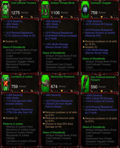 [Primal Ancient] Legit Dreadlands Demon Hunter Set 6x Pieces-Modded Sets-Diablo 3 Mods ROS-Akirac Diablo 3 Mods Seasonal and Non Seasonal Save Mod - Modded Items and Sets Hacks - Cheats - Trainer - Editor for Playstation 4-Playstation 5-Nintendo Switch-Xbox One