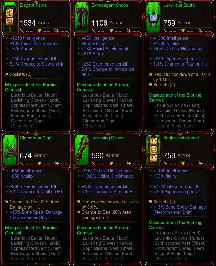 [Primal Ancient] Legit Masquerade Necromancer Set 6x Pieces Diablo 3 Mods ROS Seasonal and Non Seasonal Save Mod - Modded Items and Gear - Hacks - Cheats - Trainers for Playstation 4 - Playstation 5 - Nintendo Switch - Xbox One