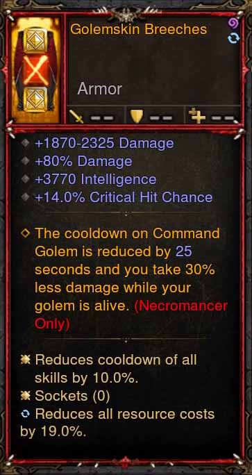 [Primal Ancient] [QUAD DPS] 2.6.1 Golemskin Breeches Pants Diablo 3 Mods ROS Seasonal and Non Seasonal Save Mod - Modded Items and Gear - Hacks - Cheats - Trainers for Playstation 4 - Playstation 5 - Nintendo Switch - Xbox One