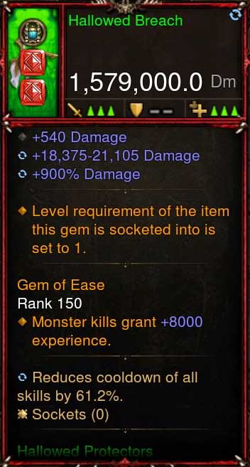[Primal-Ethereal Infused] 1,579,000 DPS Acutal DPS Weapon HALLOWED BREACH Diablo 3 Mods ROS Seasonal and Non Seasonal Save Mod - Modded Items and Gear - Hacks - Cheats - Trainers for Playstation 4 - Playstation 5 - Nintendo Switch - Xbox One