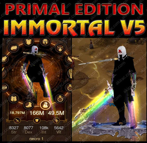 [Primal Ancient] Immortality v5 Barren Modded Necromancer Inarius Set-Diablo 3 Mods - Playstation 4, Xbox One, Nintendo Switch