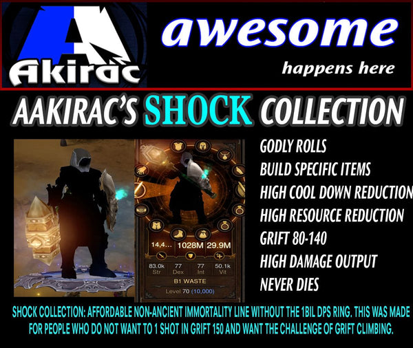 Shock v1 Waste Barbarian Set for Rift Climbing-Diablo 3 Mods - Playstation 4, Xbox One, Nintendo Switch