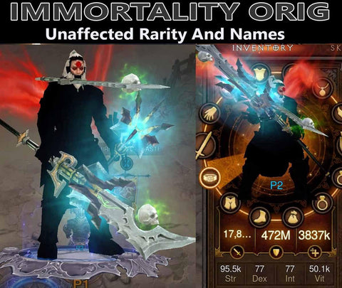 Immortality Orig Waste Barbarian (v3)-Diablo 3 Mods - Playstation 4, Xbox One, Nintendo Switch