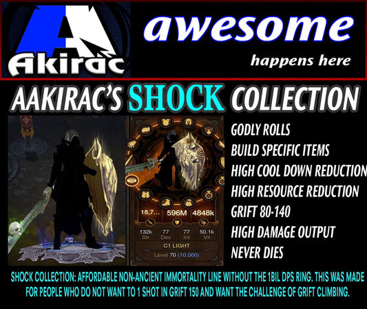 Shock v1 Light Crusader Set for Rift Climbing Diablo 3 Mods ROS Seasonal and Non Seasonal Save Mod - Modded Items and Gear - Hacks - Cheats - Trainers for Playstation 4 - Playstation 5 - Nintendo Switch - Xbox One