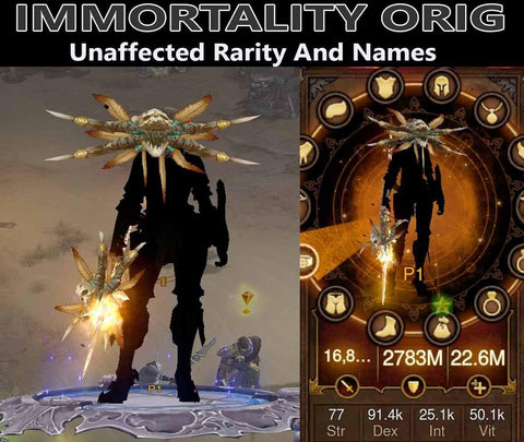 Immortality Orig Shadow Mantle Demon Hunter (v3)-Diablo 3 Mods - Playstation 4, Xbox One, Nintendo Switch