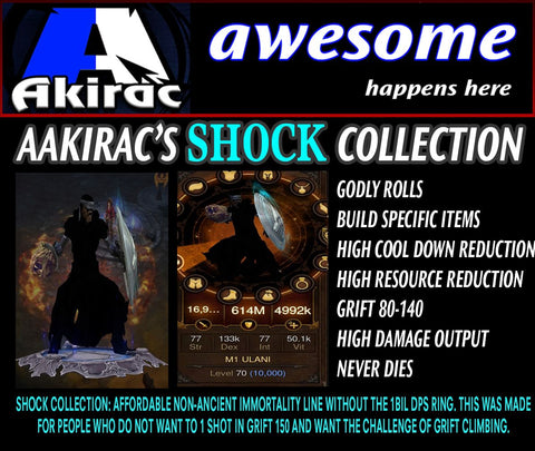 Shock v1 Ulania Monk Set for Rift Climbing-Diablo 3 Mods - Playstation 4, Xbox One, Nintendo Switch