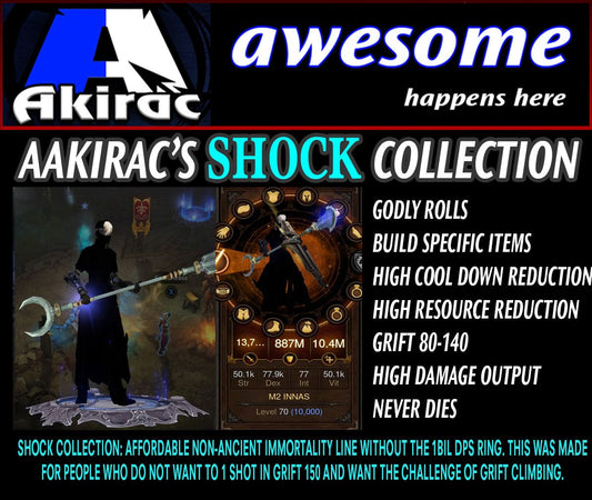 Shock v1 Innas Monk Set for Rift Climbing Diablo 3 Mods ROS Seasonal and Non Seasonal Save Mod - Modded Items and Gear - Hacks - Cheats - Trainers for Playstation 4 - Playstation 5 - Nintendo Switch - Xbox One
