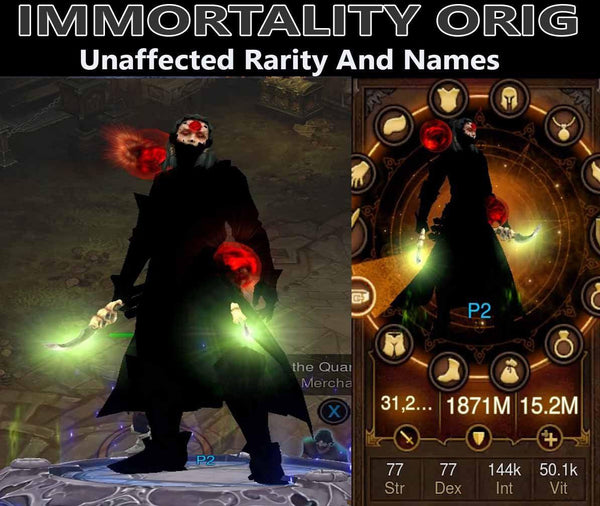 Immortality Orig Vyrs Wizard (v3)-Diablo 3 Mods - Playstation 4, Xbox One, Nintendo Switch