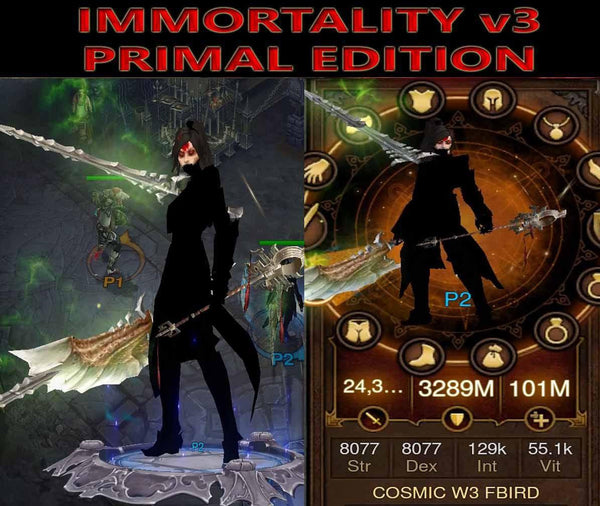 [Primal Ancient] Immortality v3 Firebird Wizard Cosmic-Diablo 3 Mods - Playstation 4, Xbox One, Nintendo Switch