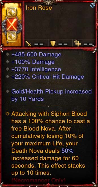 [Primal Ancient] 2.7.4 Iron Rose Necromancer Offhand Diablo 3 Mods ROS Seasonal and Non Seasonal Save Mod - Modded Items and Gear - Hacks - Cheats - Trainers for Playstation 4 - Playstation 5 - Nintendo Switch - Xbox One