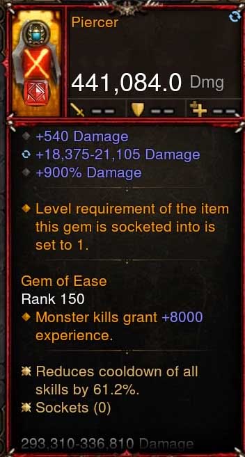 [Primal-Ethereal Infused] 1,579,000 DPS Acutal DPS Weapon PIERCER Diablo 3 Mods ROS Seasonal and Non Seasonal Save Mod - Modded Items and Gear - Hacks - Cheats - Trainers for Playstation 4 - Playstation 5 - Nintendo Switch - Xbox One
