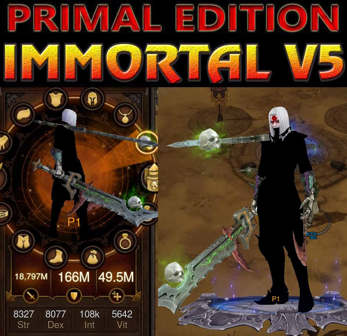 [Primal Ancient] Diablo 3 Immortal v5 Vain Modded Necromancer Rathma Set Diablo 3 Mods ROS Seasonal and Non Seasonal Save Mod - Modded Items and Gear - Hacks - Cheats - Trainers for Playstation 4 - Playstation 5 - Nintendo Switch - Xbox One