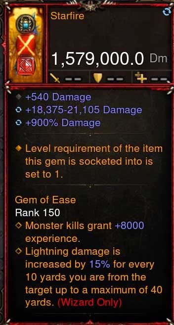 [Primal-Ethereal Infused] 1,579,000 DPS Acutal DPS Weapon STARFIRE Diablo 3 Mods ROS Seasonal and Non Seasonal Save Mod - Modded Items and Gear - Hacks - Cheats - Trainers for Playstation 4 - Playstation 5 - Nintendo Switch - Xbox One