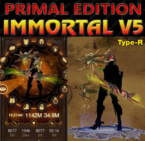 [Primal Ancient] Immortality v5 Type-R Speed Strafe Demon Hunter Strider-Diablo 3 Mods - Playstation 4, Xbox One, Nintendo Switch