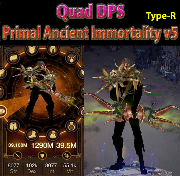 [Primal Ancient] [Quad DPS] Immortality v5 Type-R Speed Strafe Demon Hunter Striker-Diablo 3 Mods - Playstation 4, Xbox One, Nintendo Switch