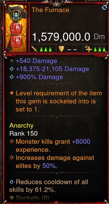 [Primal-Ethereal Infused] 1,579,000 DPS Acutal DPS Weapon THE FURNACE Diablo 3 Mods ROS Seasonal and Non Seasonal Save Mod - Modded Items and Gear - Hacks - Cheats - Trainers for Playstation 4 - Playstation 5 - Nintendo Switch - Xbox One