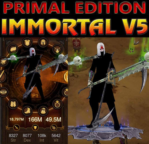 [Primal Ancient] Immortality v5 Fissure Modded Necromancer TragOuls Set-Diablo 3 Mods - Playstation 4, Xbox One, Nintendo Switch