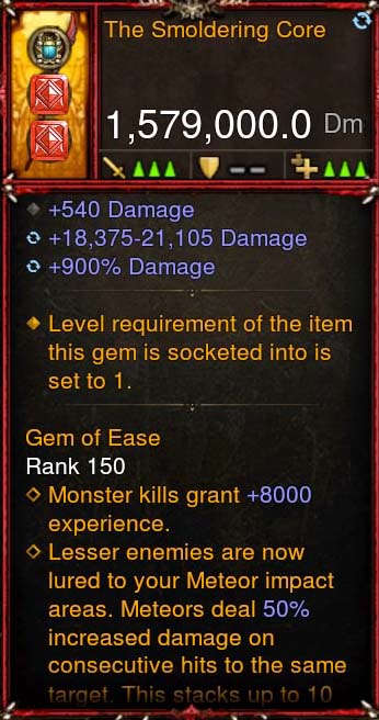 [Primal-Ethereal Infused] (2.7.4) 1,579,000 DPS Acutal DPS Weapon The Smoldering Core Diablo 3 Mods ROS Seasonal and Non Seasonal Save Mod - Modded Items and Gear - Hacks - Cheats - Trainers for Playstation 4 - Playstation 5 - Nintendo Switch - Xbox One