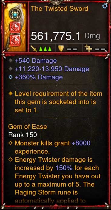 [Primal Ancient] 561k Actual DPS 2.6.10 The Twisted Sword Diablo 3 Mods ROS Seasonal and Non Seasonal Save Mod - Modded Items and Gear - Hacks - Cheats - Trainers for Playstation 4 - Playstation 5 - Nintendo Switch - Xbox One