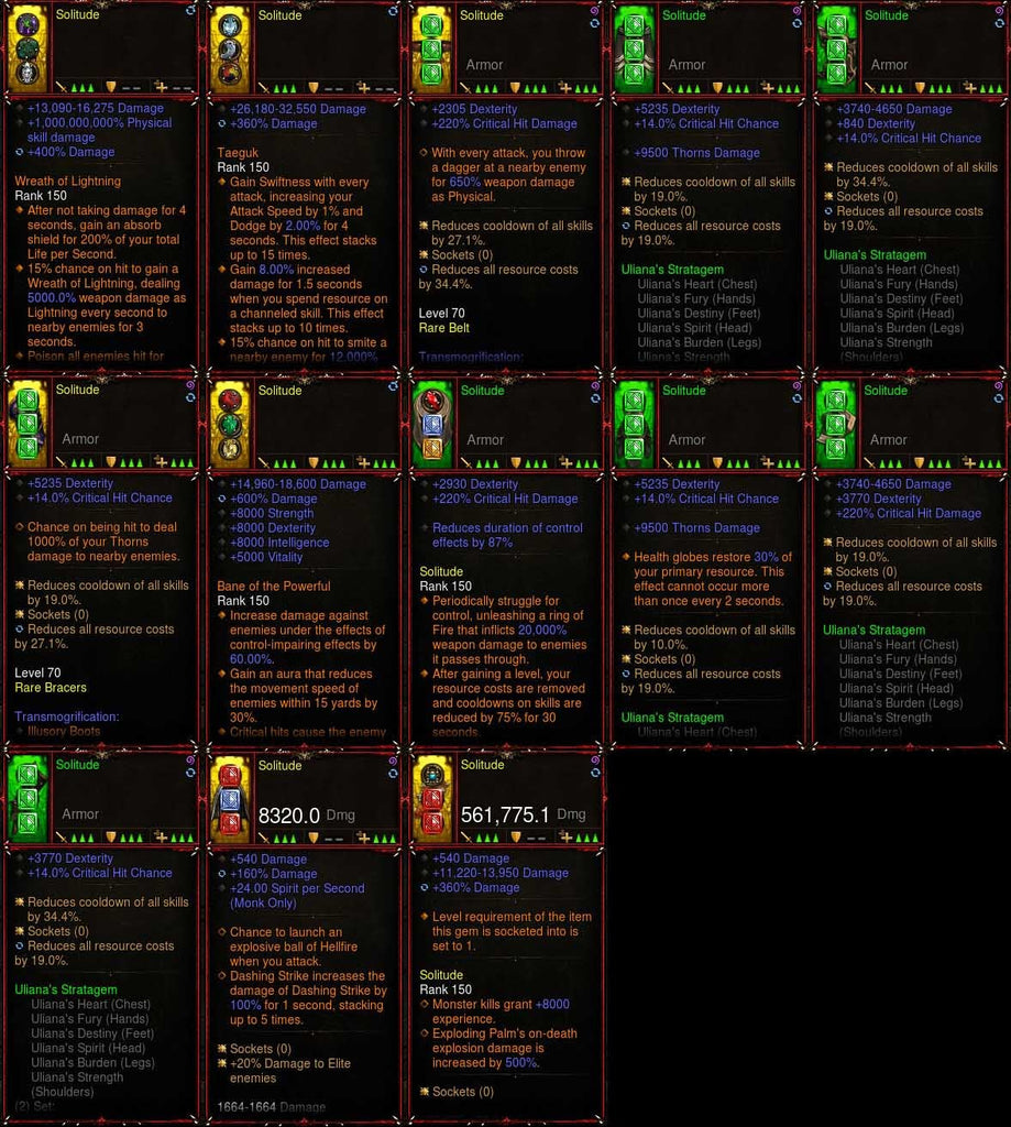 Seasonal [Primal Ancient] [Quad DPS] Diablo 3 IMv5 Ulania Monk Set Solitude W1-Modded Sets-Diablo 3 Mods ROS-Akirac Diablo 3 Mods Seasonal and Non Seasonal Save Mod - Modded Items and Sets Hacks - Cheats - Trainer - Editor for Playstation 4-Playstation 5-Nintendo Switch-Xbox One