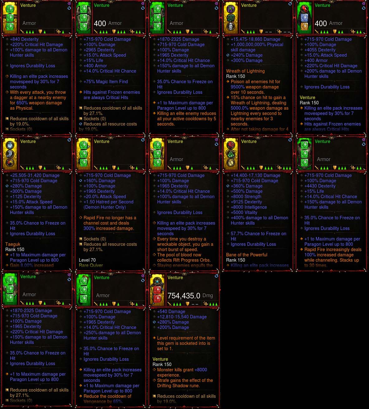 [Primal-Eth+SoulShard Infused Stats] [Quad] Diablo 3 IMv5 Dreadlands Demon Hunter Set Venture Diablo 3 Mods ROS Seasonal and Non Seasonal Save Mod - Modded Items and Gear - Hacks - Cheats - Trainers for Playstation 4 - Playstation 5 - Nintendo Switch - Xbox One