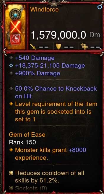 [Primal-Ethereal Infused] 1,579,000 DPS Acutal DPS WINDFORCE-Weapon-Diablo 3 Mods ROS-Akirac Diablo 3 Mods Seasonal and Non Seasonal Save Mod - Modded Items and Sets Hacks - Cheats - Trainer - Editor for Playstation 4-Playstation 5-Nintendo Switch-Xbox One