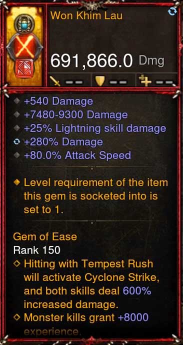 [Primal Ancient] 691k DPS 2.6.7 WKL WONKHIM LAU Diablo 3 Mods ROS Seasonal and Non Seasonal Save Mod - Modded Items and Gear - Hacks - Cheats - Trainers for Playstation 4 - Playstation 5 - Nintendo Switch - Xbox One