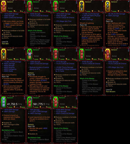 [Primal Ancient] [Quad DPS] [LIMITED] Diablo 3 IMv5 Waste Barbarian Set Barbaric W1-Modded Sets-Diablo 3 Mods ROS-Akirac Diablo 3 Mods Seasonal and Non Seasonal Save Mod - Modded Items and Sets Hacks - Cheats - Trainer - Editor for Playstation 4-Playstation 5-Nintendo Switch-Xbox One