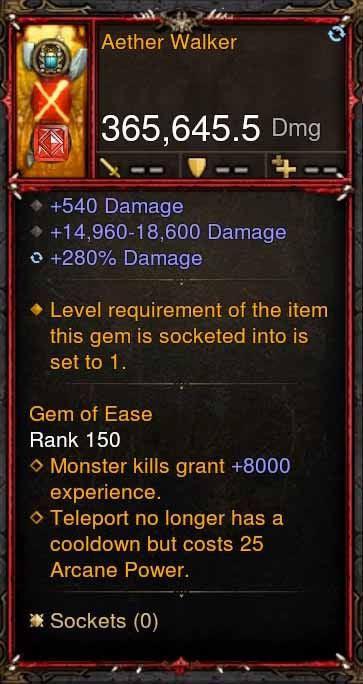[Primal Ancient] 365k Actual DPS Aether Walker Diablo 3 Mods ROS Seasonal and Non Seasonal Save Mod - Modded Items and Gear - Hacks - Cheats - Trainers for Playstation 4 - Playstation 5 - Nintendo Switch - Xbox One