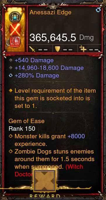 [Primal Ancient] 365k Actual DPS Anessazi Edge Diablo 3 Mods ROS Seasonal and Non Seasonal Save Mod - Modded Items and Gear - Hacks - Cheats - Trainers for Playstation 4 - Playstation 5 - Nintendo Switch - Xbox One