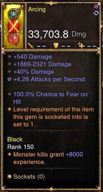 Arcing 100% FEAR Bow Fast 5.X APSpeed Diablo 3 Mods ROS Seasonal and Non Seasonal Save Mod - Modded Items and Gear - Hacks - Cheats - Trainers for Playstation 4 - Playstation 5 - Nintendo Switch - Xbox One