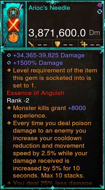 (Seasonal) [Ethereal-Primal Ancient] 3.87Mil Actual DPS Arioc's Needle Diablo 3 Mods ROS Seasonal and Non Seasonal Save Mod - Modded Items and Gear - Hacks - Cheats - Trainers for Playstation 4 - Playstation 5 - Nintendo Switch - Xbox One