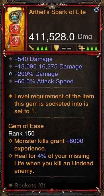 [Primal Ancient] 411k DPS Arthefs Spark of Life Diablo 3 Mods ROS Seasonal and Non Seasonal Save Mod - Modded Items and Gear - Hacks - Cheats - Trainers for Playstation 4 - Playstation 5 - Nintendo Switch - Xbox One