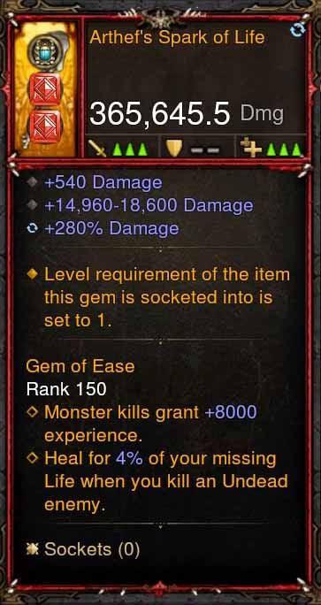 [Primal Ancient] 365k Actual DPS Arthefs Spark of Life Diablo 3 Mods ROS Seasonal and Non Seasonal Save Mod - Modded Items and Gear - Hacks - Cheats - Trainers for Playstation 4 - Playstation 5 - Nintendo Switch - Xbox One