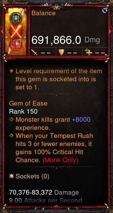 [Primal Ancient] 691k DPS Balance - Diablo 3 Mods Store - Seasonal and non-seasonal - Modded Items and Gear for PlayStation 4, PlayStation 5, Nintendo Switch, and Xbox One