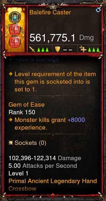 [Primal Ancient] 561k Actual DPS Balefire Caster - Diablo 3 Mods Store - Seasonal and non-seasonal - Modded Items and Gear for PlayStation 4, PlayStation 5, Nintendo Switch, and Xbox One