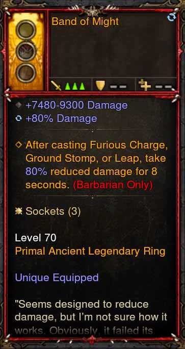 [Primal Ancient] [QUAD DPS] 2.6.1 Band of Might Ring Diablo 3 Mods ROS Seasonal and Non Seasonal Save Mod - Modded Items and Gear - Hacks - Cheats - Trainers for Playstation 4 - Playstation 5 - Nintendo Switch - Xbox One