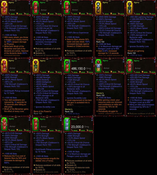 [Primal-Eth+S] 1-70 Diablo 3 IMv6 Waste Barbarian Set Agony (Very High Stats + All Eth Leg Affixes) Diablo 3 Mods ROS Seasonal and Non Seasonal Save Mod - Modded Items and Gear - Hacks - Cheats - Trainers for Playstation 4 - Playstation 5 - Nintendo Switch - Xbox One