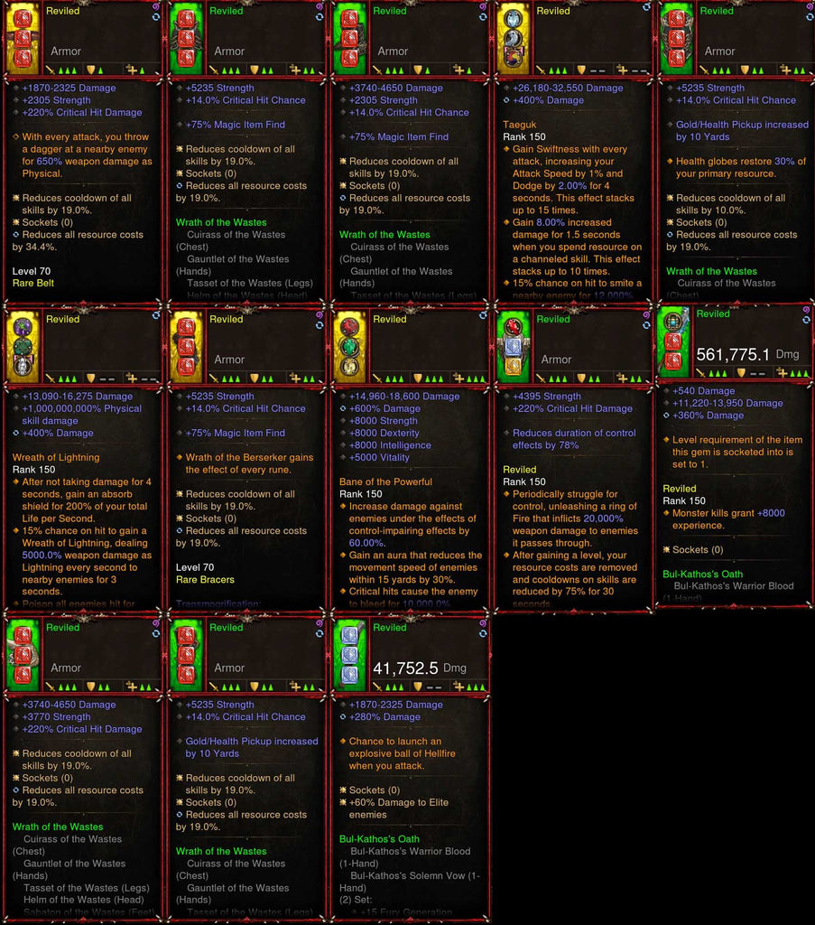 [Primal Ancient] [Quad DPS] Diablo 3 Immortal v5 Barbarian Waste gRift 150 (Magic Find, High CDR, RR) Reviled-Modded Sets-Diablo 3 Mods ROS-Akirac Diablo 3 Mods Seasonal and Non Seasonal Save Mod - Modded Items and Sets Hacks - Cheats - Trainer - Editor for Playstation 4-Playstation 5-Nintendo Switch-Xbox One