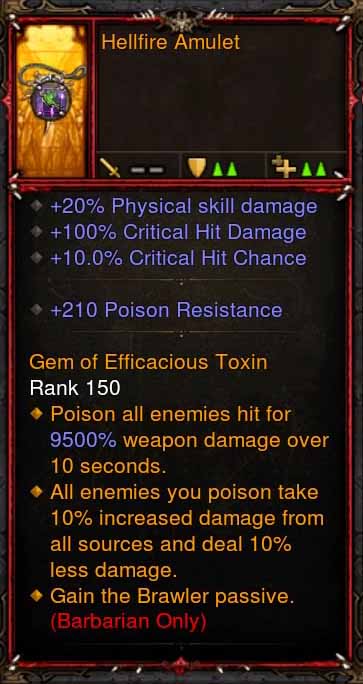 [Primal Ancient] Fake Legit Hellfire Amulet Barbarian Brawler Passive Diablo 3 Mods ROS Seasonal and Non Seasonal Save Mod - Modded Items and Gear - Hacks - Cheats - Trainers for Playstation 4 - Playstation 5 - Nintendo Switch - Xbox One