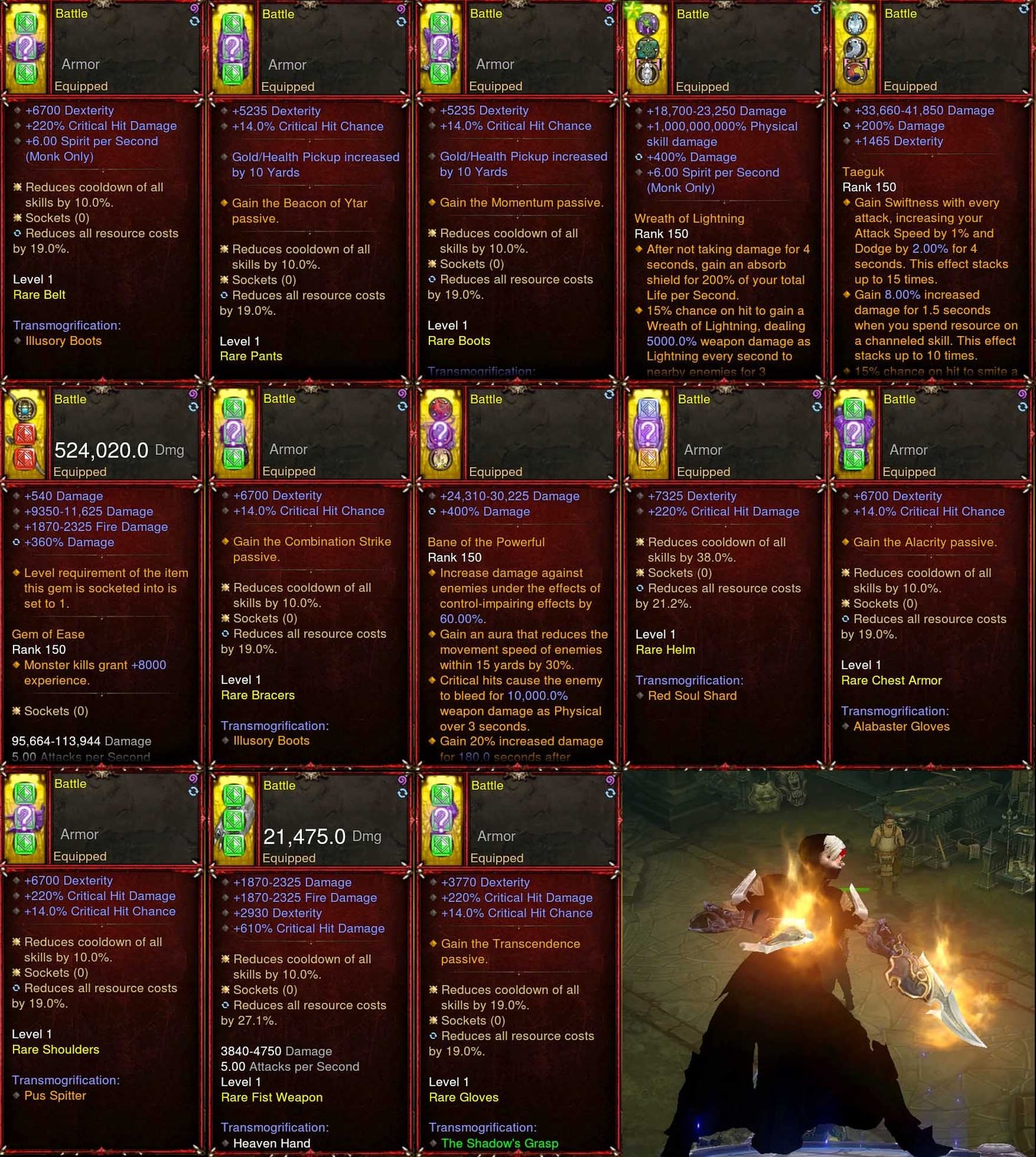 [Primal Ancient] 1-70 Diablo 3 Immortal ?Mystery? Monk Set Battle (Weapon Visuals Effects) Diablo 3 Mods ROS Seasonal and Non Seasonal Save Mod - Modded Items and Gear - Hacks - Cheats - Trainers for Playstation 4 - Playstation 5 - Nintendo Switch - Xbox One
