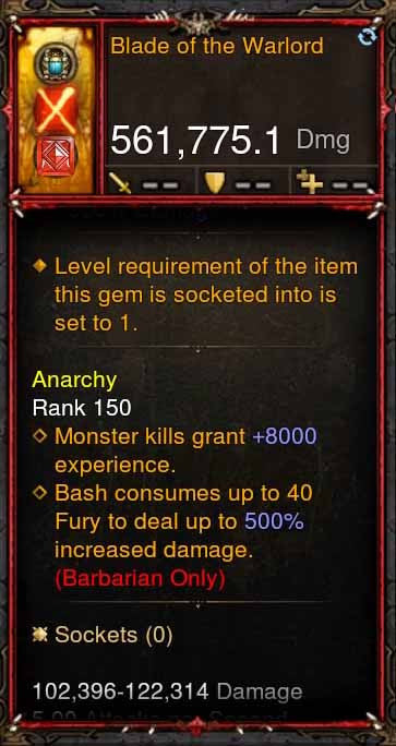 [Primal Ancient] 561k Actual DPS Blade of the Warlord Diablo 3 Mods ROS Seasonal and Non Seasonal Save Mod - Modded Items and Gear - Hacks - Cheats - Trainers for Playstation 4 - Playstation 5 - Nintendo Switch - Xbox One