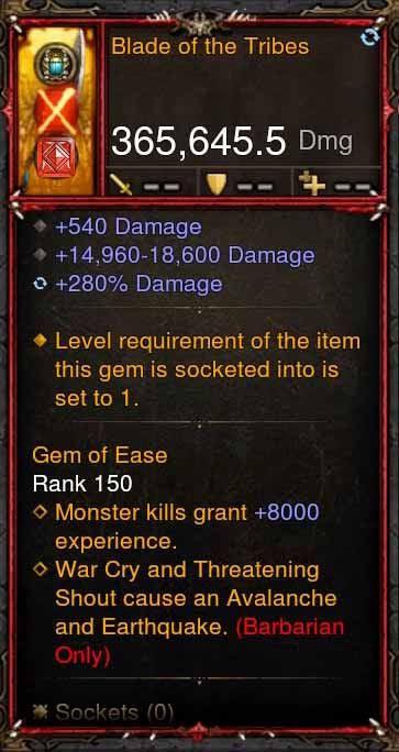 [Primal Ancient] 365k Actual DPS Blade of the Tribes Diablo 3 Mods ROS Seasonal and Non Seasonal Save Mod - Modded Items and Gear - Hacks - Cheats - Trainers for Playstation 4 - Playstation 5 - Nintendo Switch - Xbox One