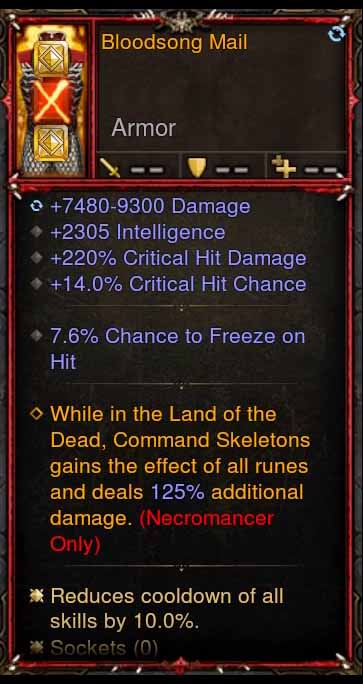 [Primal Ancient] [QUAD DPS] Bloodsong Mail Necromancer Chest Armor Diablo 3 Mods ROS Seasonal and Non Seasonal Save Mod - Modded Items and Gear - Hacks - Cheats - Trainers for Playstation 4 - Playstation 5 - Nintendo Switch - Xbox One