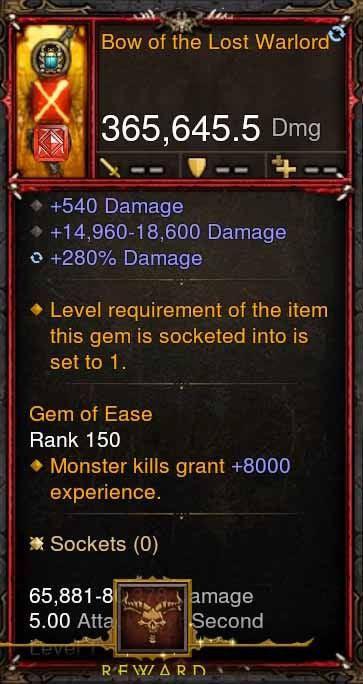 [Primal Ancient] 365k Actual DPS Bow of the Lost Warlord Diablo 3 Mods ROS Seasonal and Non Seasonal Save Mod - Modded Items and Gear - Hacks - Cheats - Trainers for Playstation 4 - Playstation 5 - Nintendo Switch - Xbox One