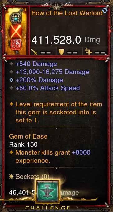 [Primal Ancient] 411k DPS Bow of the Lost Warlord Diablo 3 Mods ROS Seasonal and Non Seasonal Save Mod - Modded Items and Gear - Hacks - Cheats - Trainers for Playstation 4 - Playstation 5 - Nintendo Switch - Xbox One