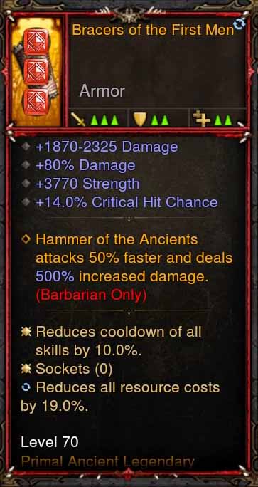 [Primal Ancient] [QUAD DPS] 2.6.1 Bracers of the First Men Diablo 3 Mods ROS Seasonal and Non Seasonal Save Mod - Modded Items and Gear - Hacks - Cheats - Trainers for Playstation 4 - Playstation 5 - Nintendo Switch - Xbox One