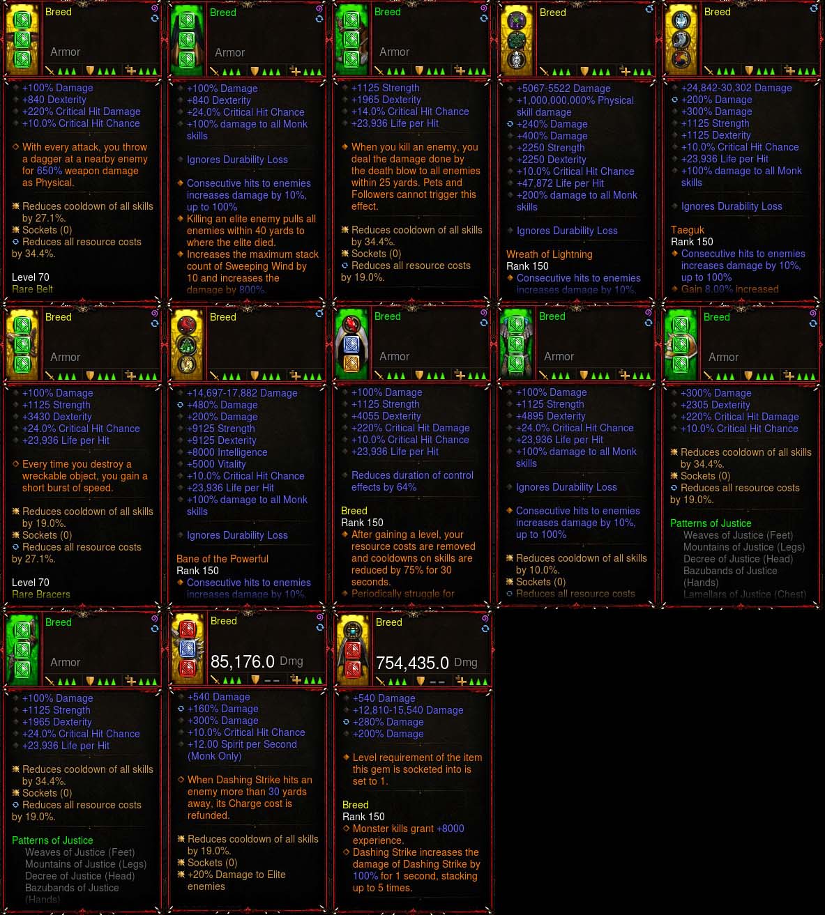 [Primal-Eth+SoulShard Infused Stats] [Quad] Diablo 3 IMv5 Justice Monk Set Breed Diablo 3 Mods ROS Seasonal and Non Seasonal Save Mod - Modded Items and Gear - Hacks - Cheats - Trainers for Playstation 4 - Playstation 5 - Nintendo Switch - Xbox One