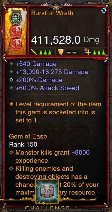 [Primal Ancient] 411k DPS Burst of Wrath Diablo 3 Mods ROS Seasonal and Non Seasonal Save Mod - Modded Items and Gear - Hacks - Cheats - Trainers for Playstation 4 - Playstation 5 - Nintendo Switch - Xbox One